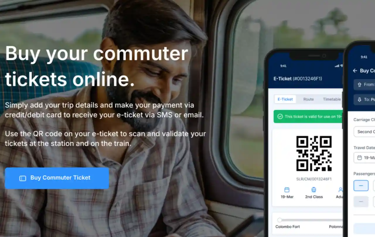 The Sri Lanka Railways e-ticket platform - pravesha